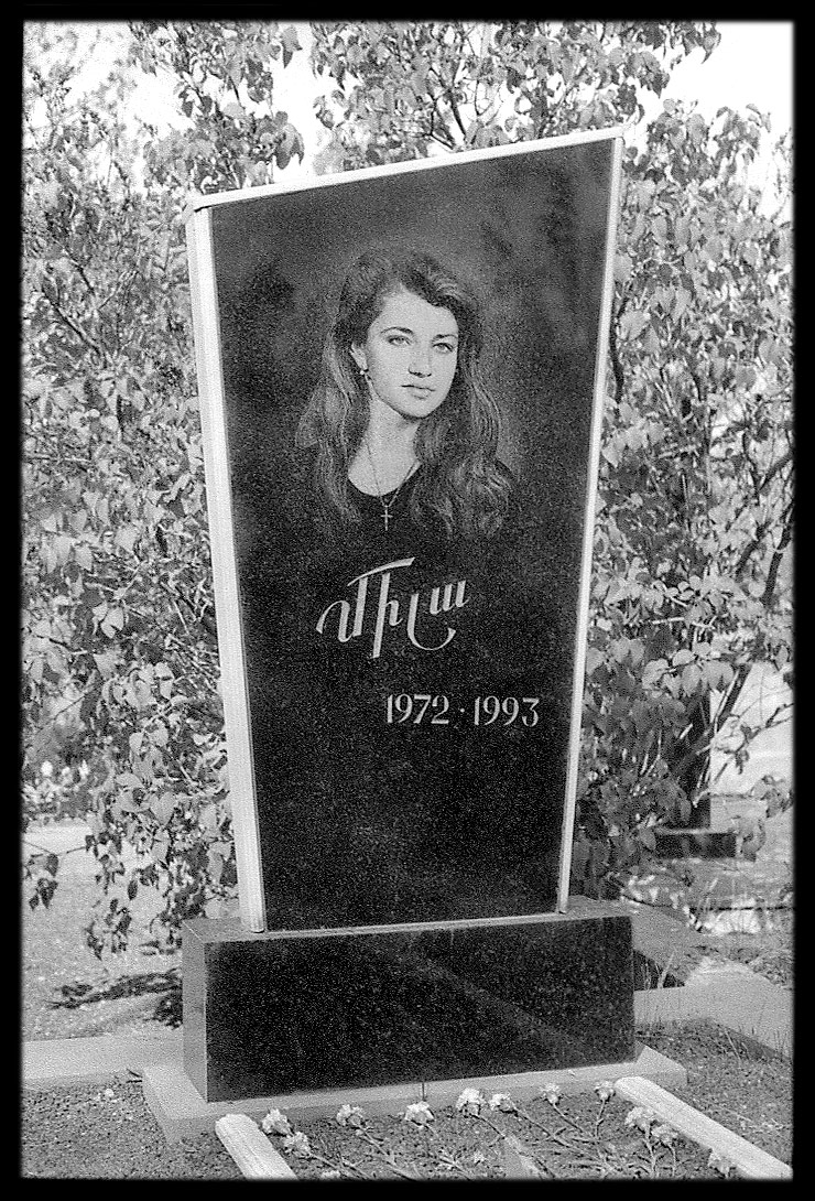 Gravestone, Yerevan, 1999 Gravestone, Yerevan, 1999