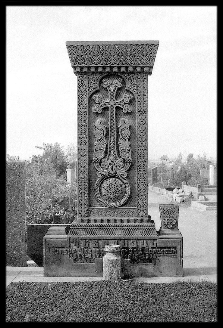 Gravestone, Yerevan, 1999 Gravestone, Yerevan, 1999