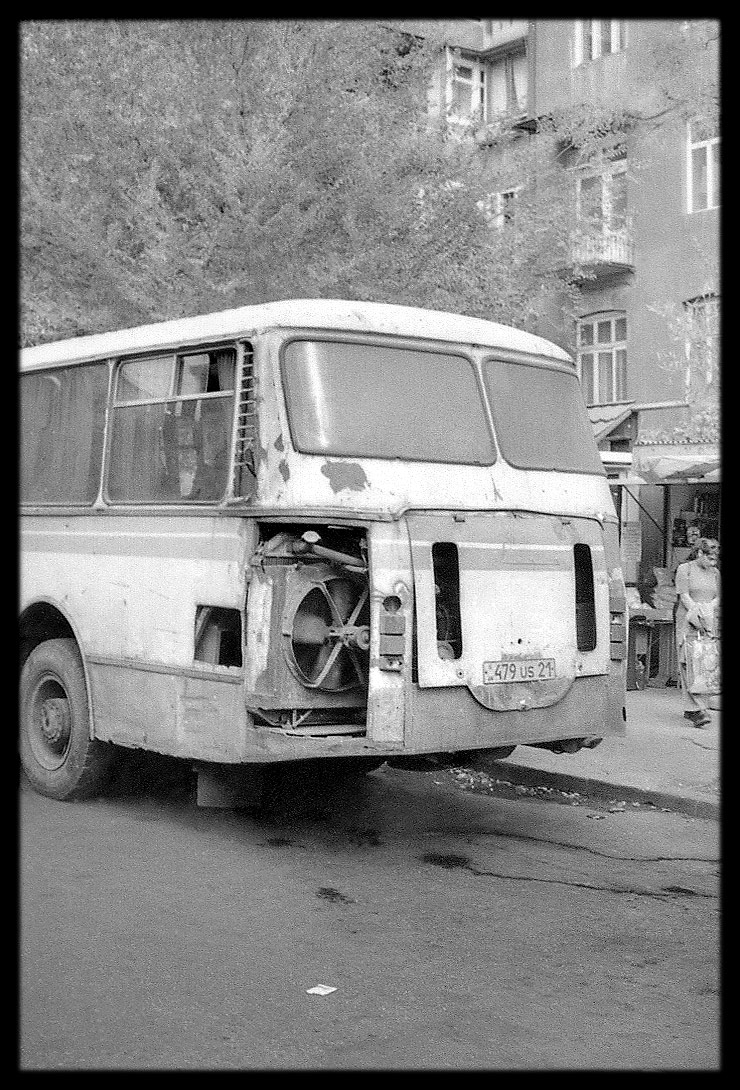 Public bus, Yerevan, 1999 Public bus, Yerevan, 1999